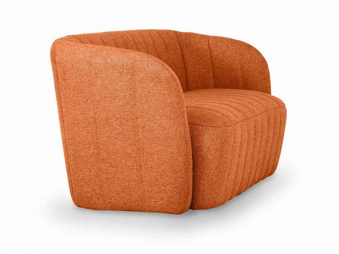 Диван Lecco оранжевого цвета - лучшие Прямые диваны в INMYROOM