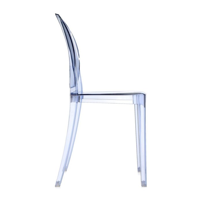 Стул Victoria Ghost синего цвета - лучшие Обеденные стулья в INMYROOM