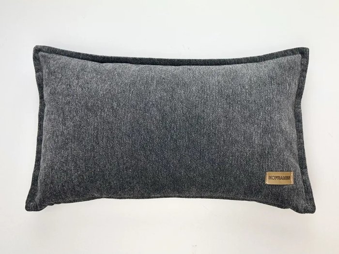 Декоративная подушка Inspiration Plain 30x50 темно-серого цвета