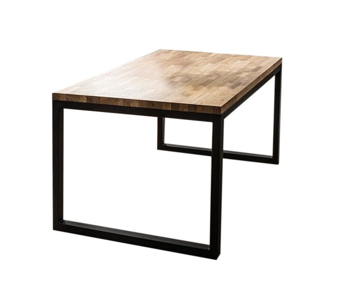 Обеденный стол Брайтон черно-коричневого цвета - купить Обеденные столы по цене 17990.0