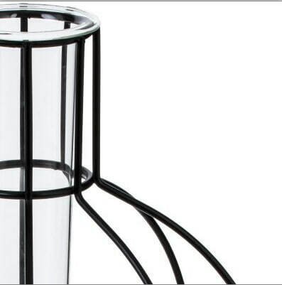 Металлическая ваза черного цвета - лучшие Вазы  в INMYROOM