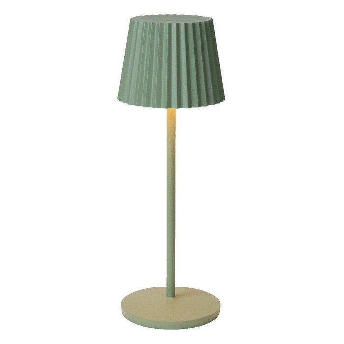 Настольная лампа Justine 27889/02/33 (пластик, цвет зеленый) - лучшие Настольные лампы в INMYROOM
