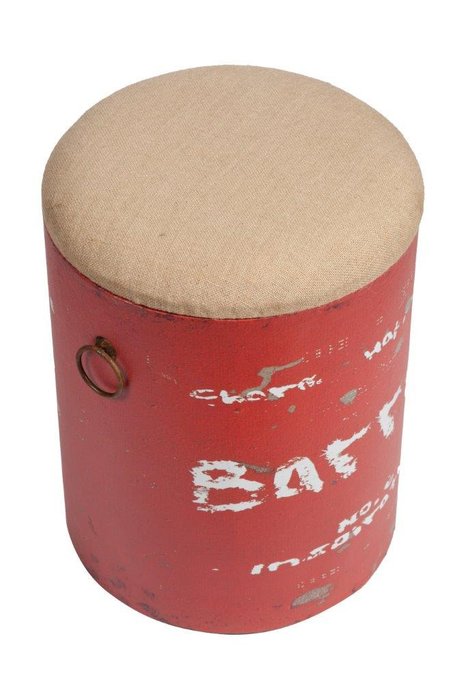 Столик-табурет Barrel Red - лучшие Кофейные столики в INMYROOM