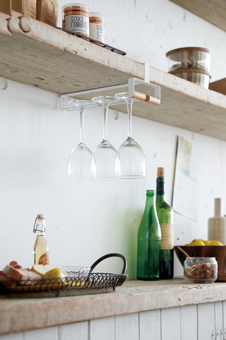 Подвесной держатель для стаканов Tosca белого цвета - лучшие Аксессуары для кухни в INMYROOM