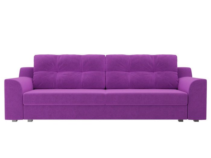 Прямой диван-кровать Сансара фиолетового цвета - купить Прямые диваны по цене 41990.0