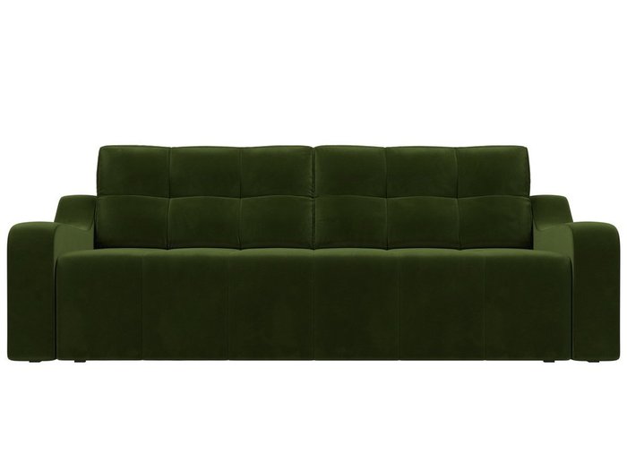 Прямой диван-кровать Итон зеленого цвета - купить Прямые диваны по цене 46999.0