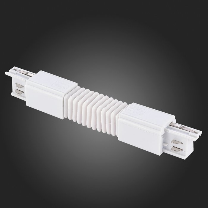 Гибкий угол  для трехфазного шинопровода ST-Luce Белый Трехфазная трековая система - лучшие Соединитель (коннектор) для треков в INMYROOM