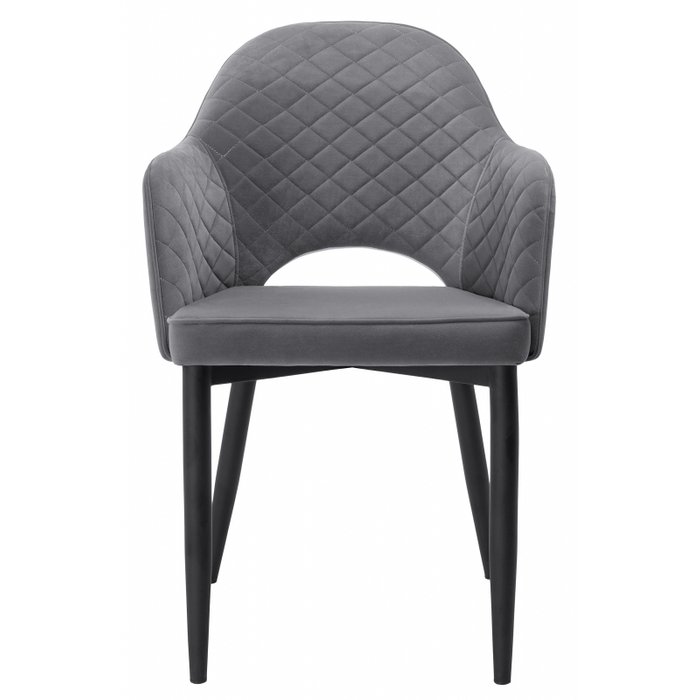 Стул Vener серо-черного цвета - купить Обеденные стулья по цене 7360.0