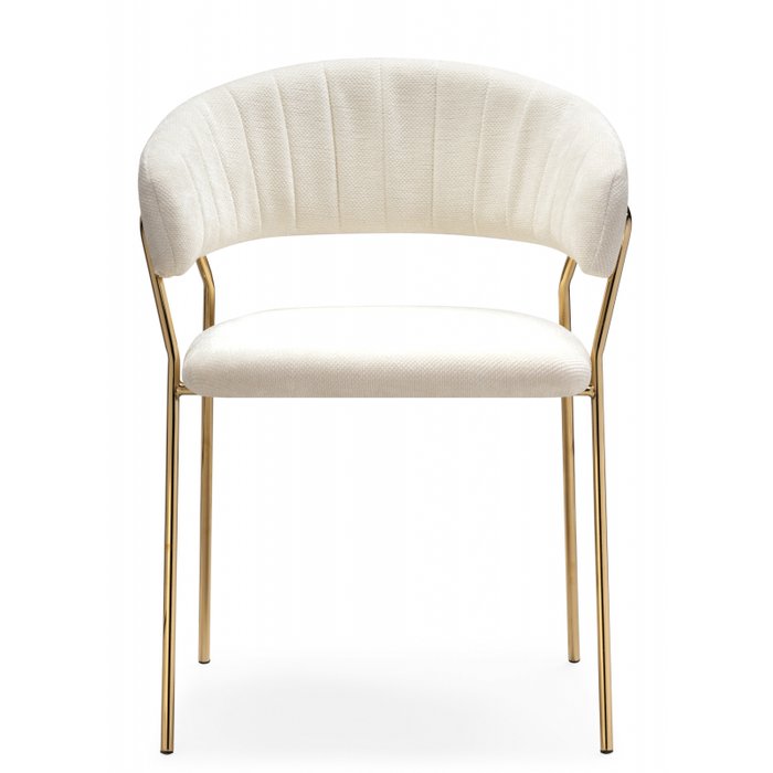 Обеденный стул Kamelia белого цвета - купить Обеденные стулья по цене 8010.0