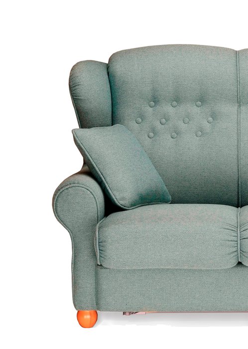 Прямой диван-кровать Ланкастер Комфорт светло-зеленого цвета - лучшие Прямые диваны в INMYROOM