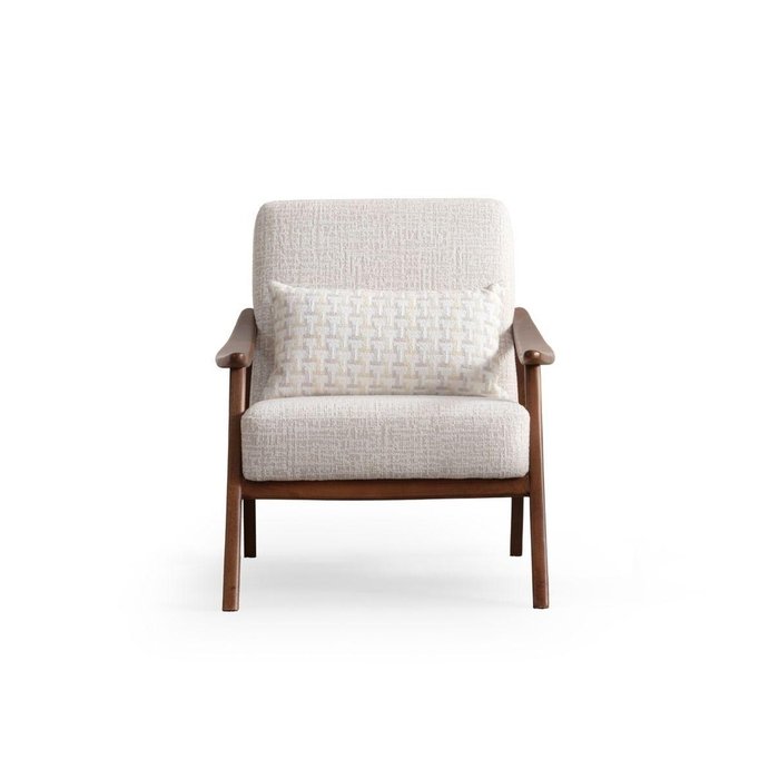 Кресло Комо молочного цвета - купить Интерьерные кресла по цене 52380.0