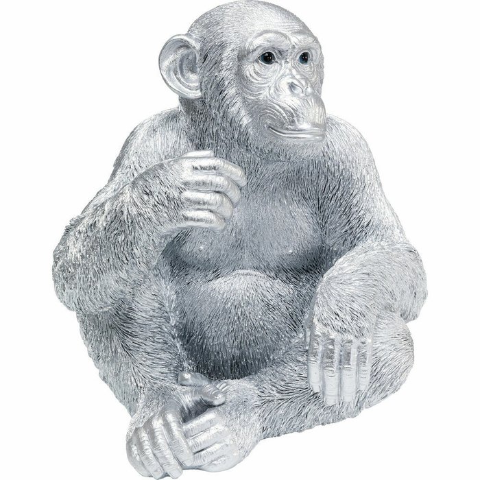 Статуэтка Monkey серебряного цвета