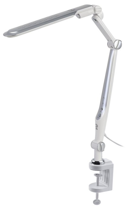 Настольная лампа NLED-496 Б0052768 (пластик, цвет серебро)