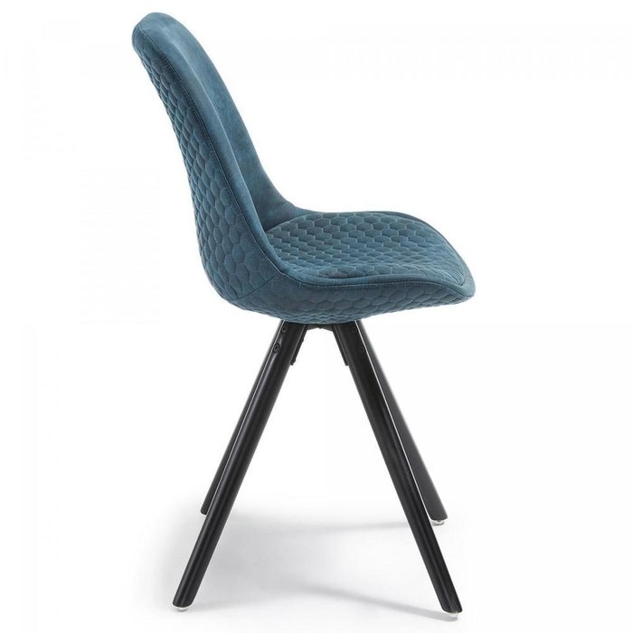 Набор из четырех стульев Lars темно-синего цвета - лучшие Обеденные стулья в INMYROOM