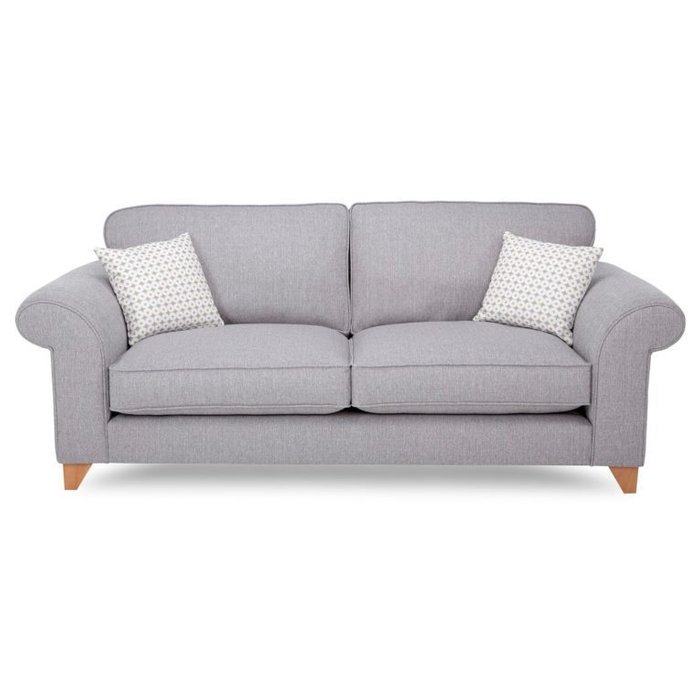 Трехместный раскладной диван Angelic серый