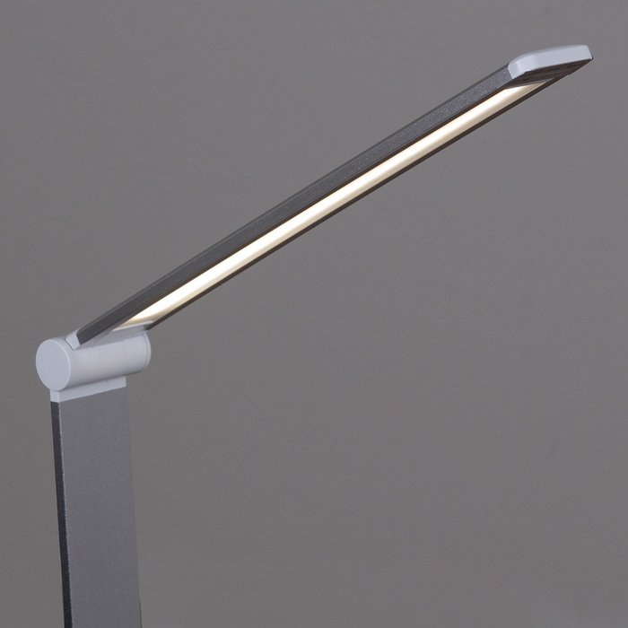 Настольная лампа 02088-0.7-01T SL (USB) (металл, цвет серебро) - купить Рабочие лампы по цене 2200.0