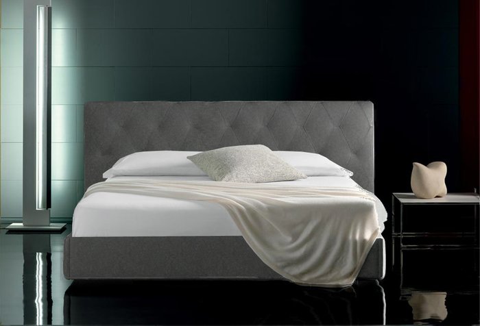 Кровать Bluemoon с каркасом из массива тополя и бука 180х200 - лучшие Кровати для спальни в INMYROOM