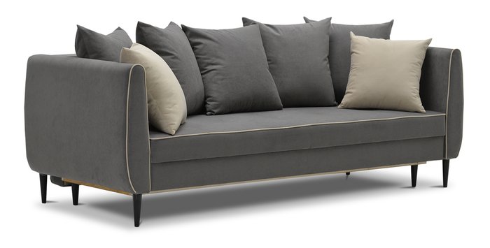 Диван-кровать Амелия коричневого цвета - купить Прямые диваны по цене 32130.0