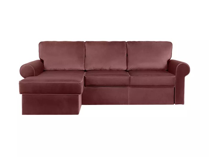 Угловой диван-кровать Murom бордового цвета - купить Угловые диваны по цене 89900.0
