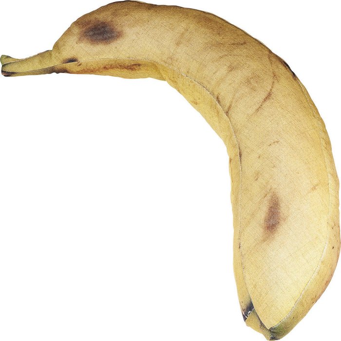 Подушка Banana желтого цвета