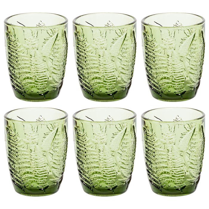 Набор из шести стаканов Эльза зеленого цвета - лучшие Бокалы и стаканы в INMYROOM