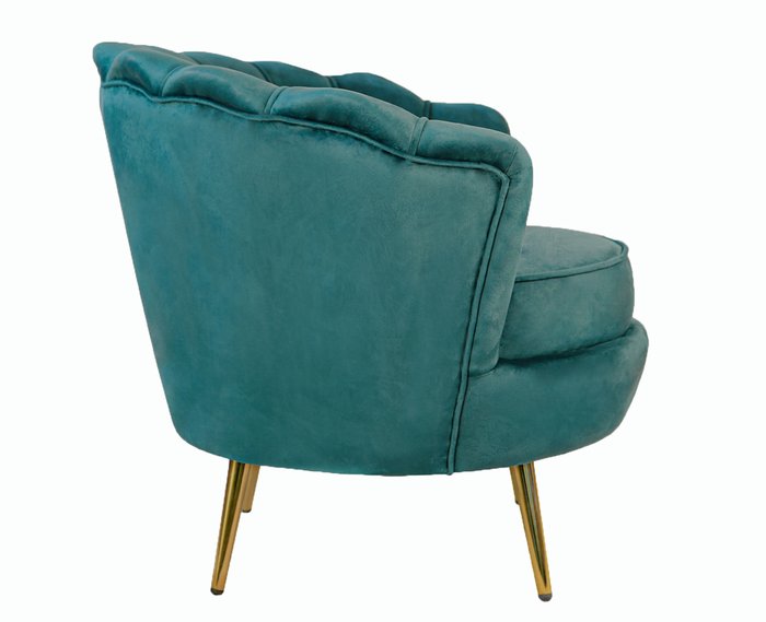 Кресло Pearl сине-зеленого цвета - лучшие Интерьерные кресла в INMYROOM