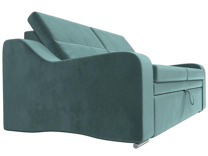 Прямой диван-кровать Медиус бирюзового цвета - лучшие Прямые диваны в INMYROOM