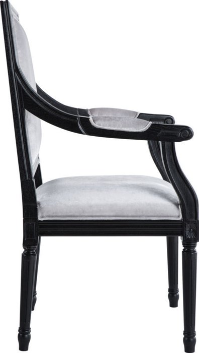 Стул с мягкой обивкой  и подлокотниками - лучшие Обеденные стулья в INMYROOM