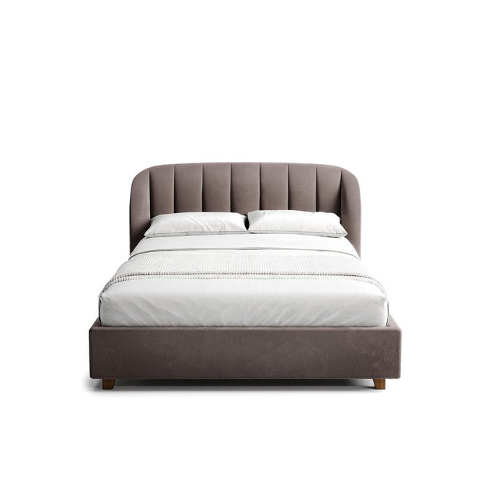 Кровать Tulip 140х200 коричневого цвета - купить Кровати для спальни по цене 157230.0