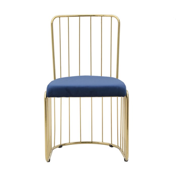 Стул на металлическом каркасе золотого цвета - купить Обеденные стулья по цене 28760.0