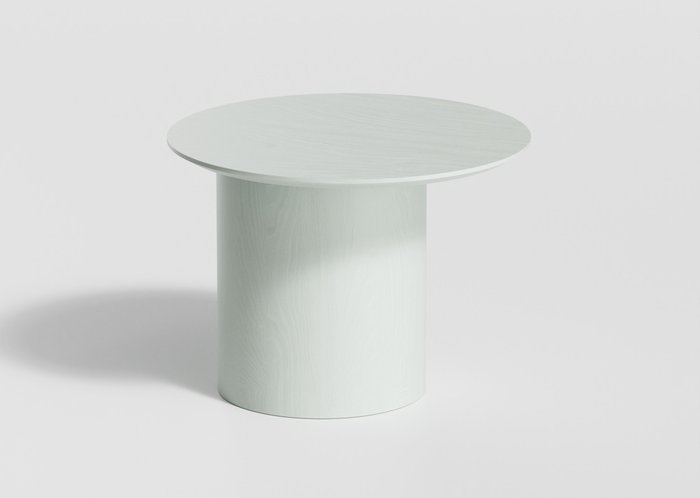 Стол кофейный Type со смещенным основанием белого цвета - купить Кофейные столики по цене 24900.0