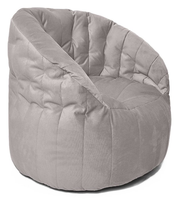 Кресло мешок Энджой Maserrati 19 XL серого цвета 