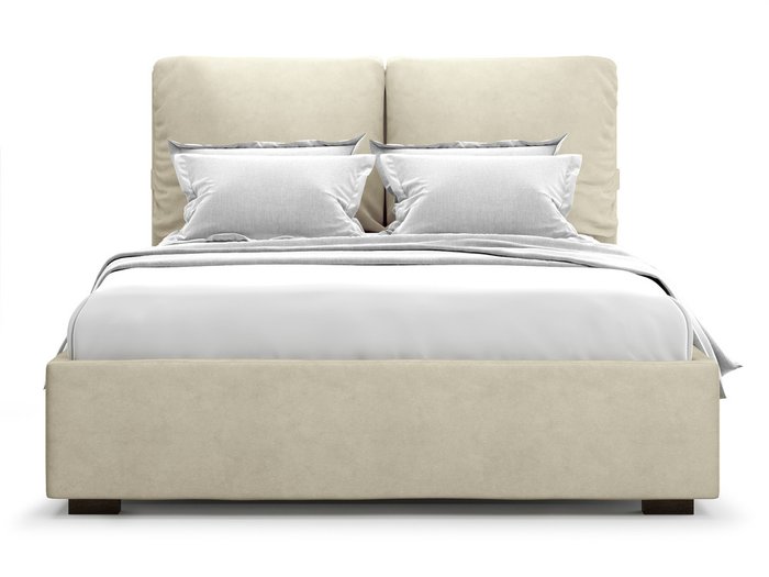Кровать Trazimeno 140х200 бежевого цвета с подъемным механизмом - купить Кровати для спальни по цене 39000.0