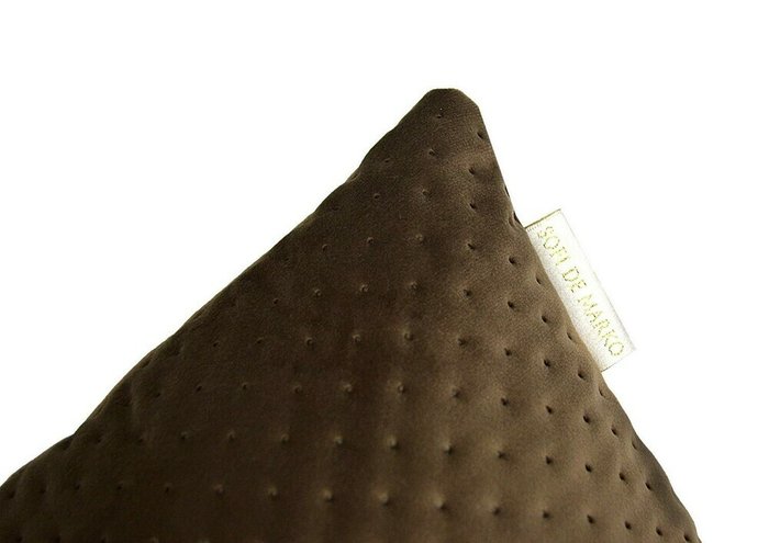 Наволочка Рокси №4 45х45 коричневого цвета - лучшие Чехлы для подушек в INMYROOM
