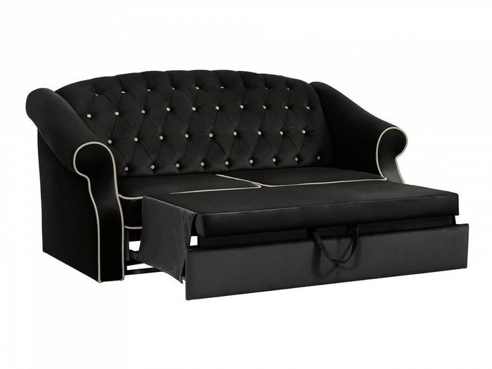 Диван-кровать Boston черного цвета - лучшие Прямые диваны в INMYROOM