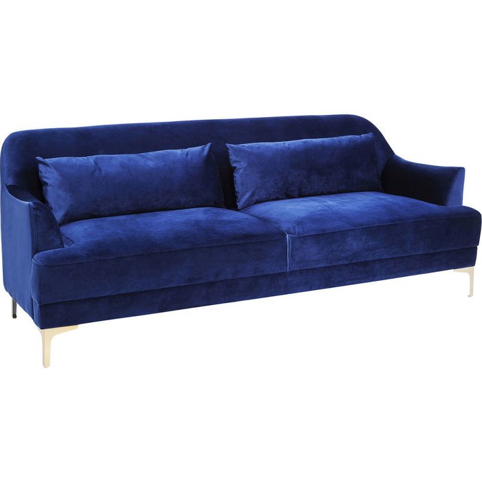 Диван Proud синего цвета - купить Прямые диваны по цене 185370.0