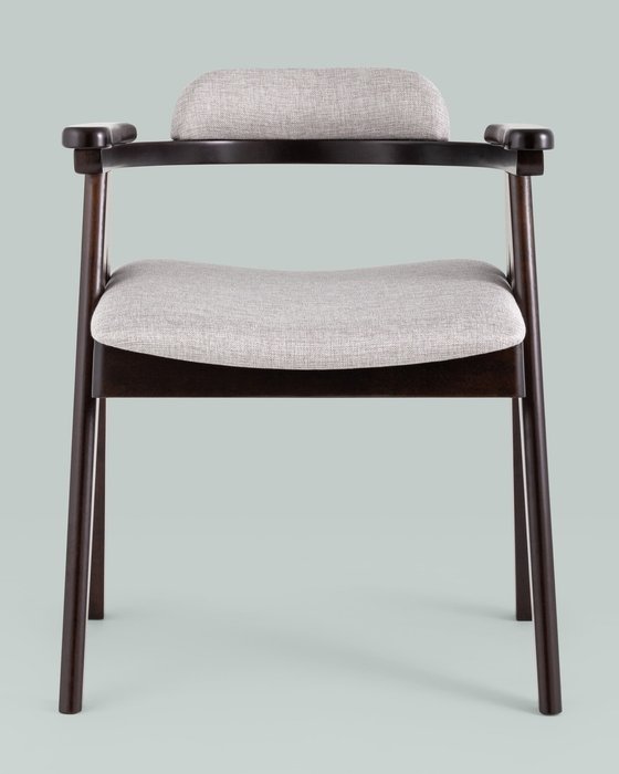 Набор из двух стульев Olav серо-коричневого цвета - лучшие Обеденные стулья в INMYROOM