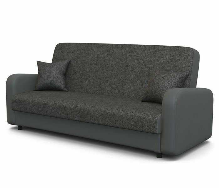 Диван-книжка Мелодия 120 темно-серого цвета - лучшие Прямые диваны в INMYROOM