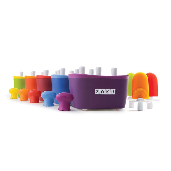 Набор для приготовления мороженого triple quick pop maker фиолетовый - лучшие Емкости для хранения в INMYROOM