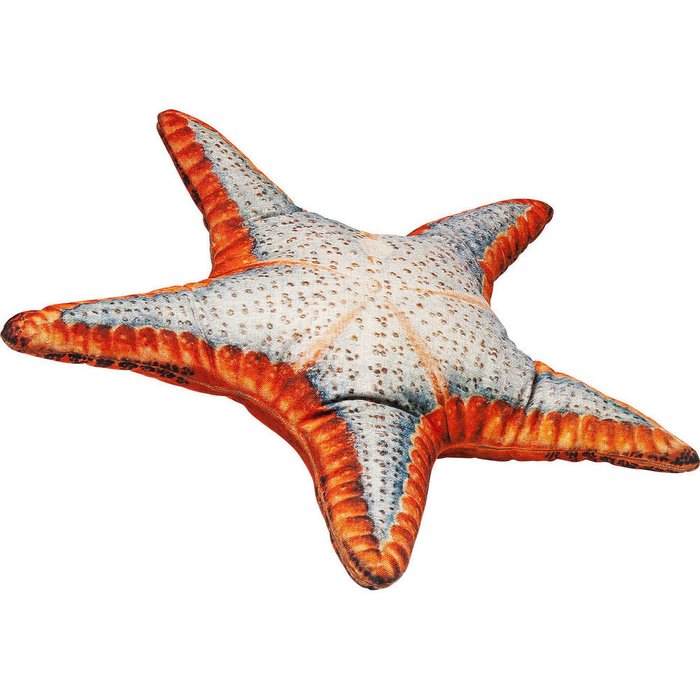 Подушка Starfish оранжевого цвета - купить Декоративные подушки по цене 11430.0