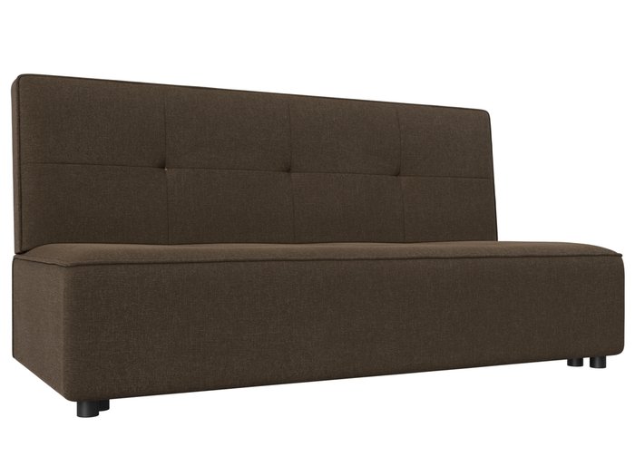 Прямой диван-кровать Зиммер коричневого цвета