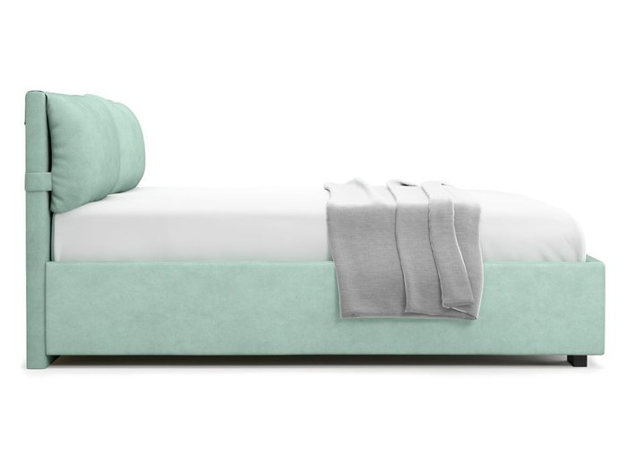 Кровать Trazimeno 140х200 мятного цвета - лучшие Кровати для спальни в INMYROOM