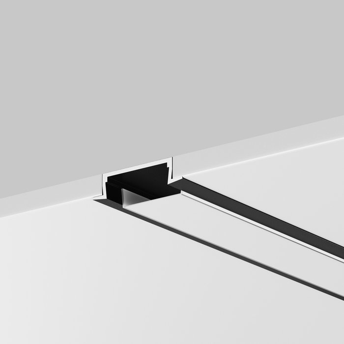 Профиль Led Strip 632010 Встраиваемый с накладным фланцем профиль Алюминиевый профиль - лучшие Профили для светодиодных лент в INMYROOM