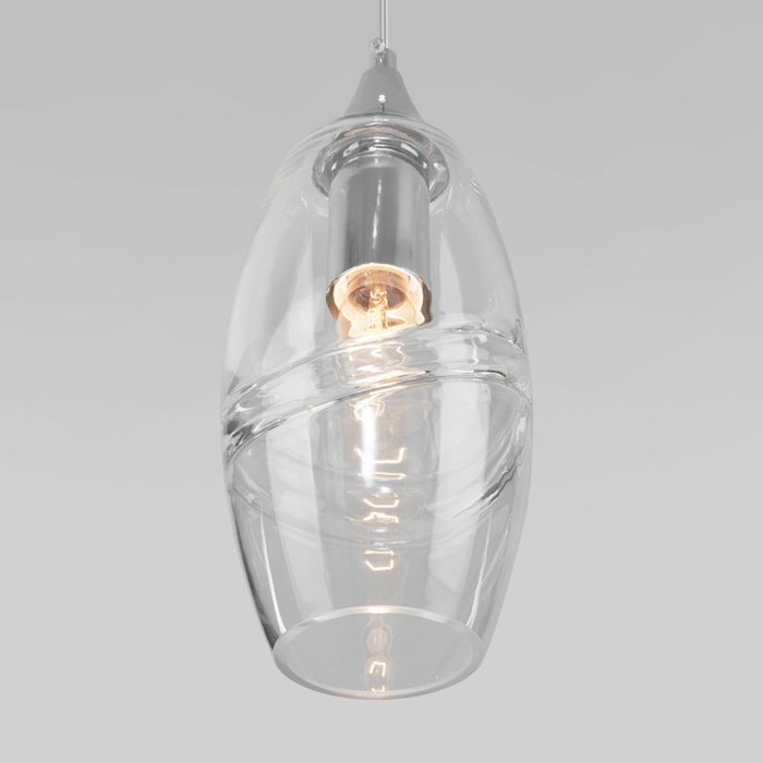 Подвесной светильник 50222/1 прозрачный Lotus - лучшие Подвесные светильники в INMYROOM