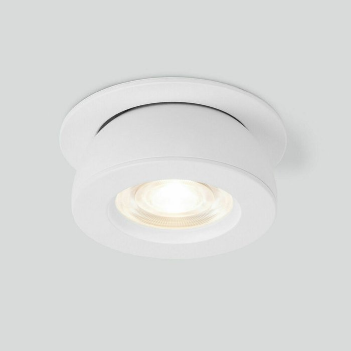 Встраиваемый точечный светодиодный светильник Pruno белый 25080/LED - купить Подвесные светильники по цене 1660.0
