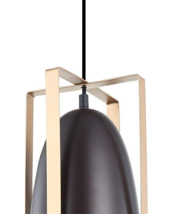 Подвесной светильник Джиэлда шоколадного цвета   - лучшие Подвесные светильники в INMYROOM