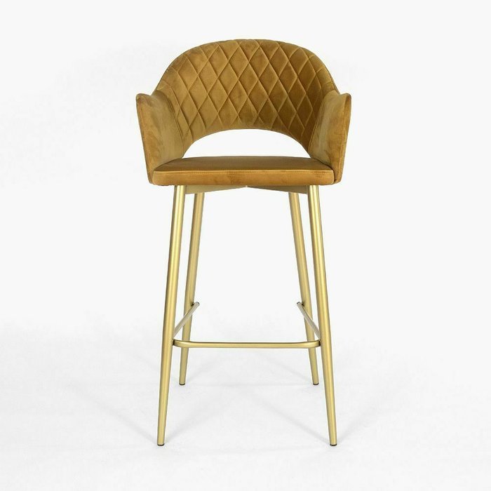 Стул барный Белладжио горчичного цвета - купить Барные стулья по цене 13500.0