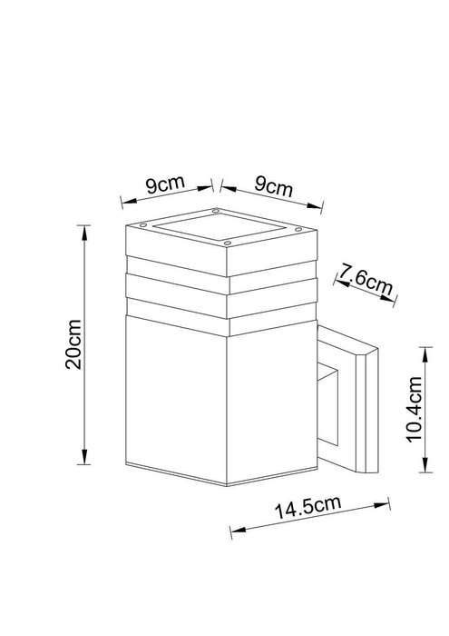 Уличный настенный светильник Arte lamp HEATHER A4413AL-1BK - лучшие Настенные уличные светильники в INMYROOM
