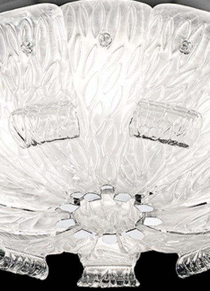 Потолочный светильник Tribuno Sylcom из муранского стекла прозрачного цвета - купить Потолочные люстры по цене 755230.0