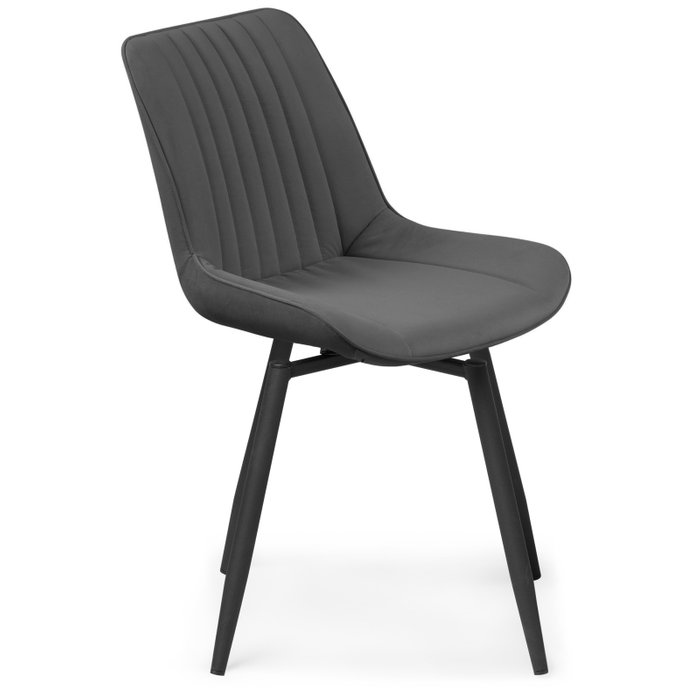 Стул вращающейся Седа темно-серого цвета - лучшие Обеденные стулья в INMYROOM